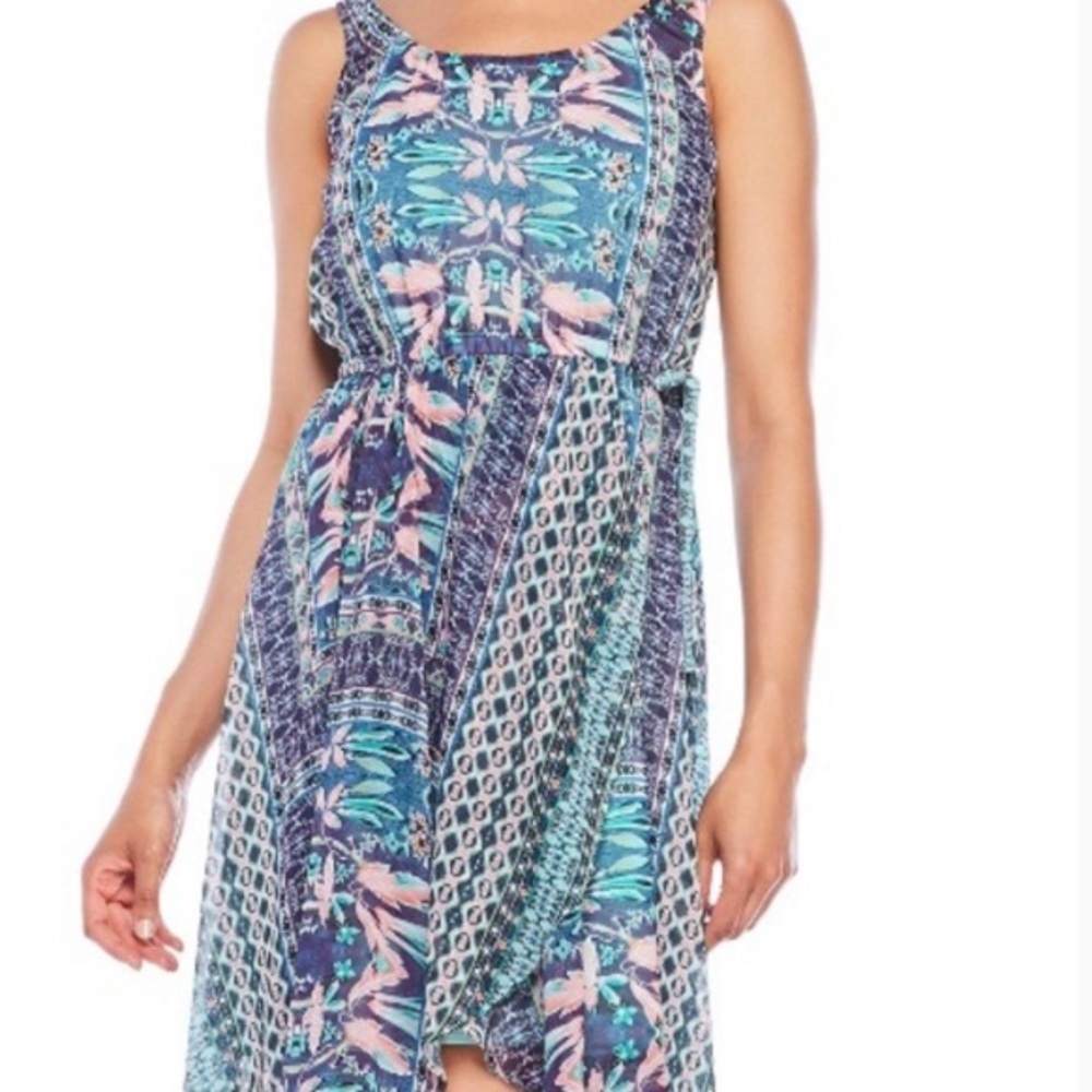 Nanette Lapore Floral Faux Wrap Flowy Dress 10 - Picture 4 of 10